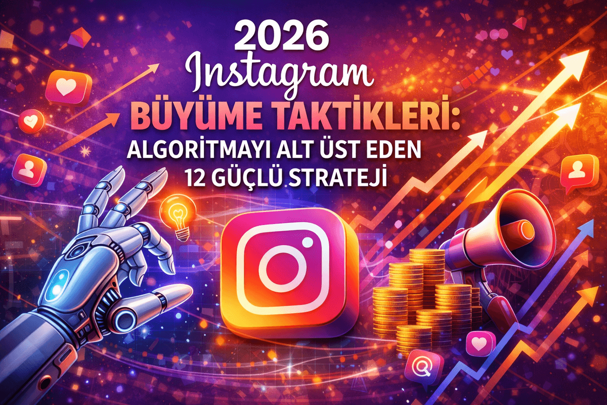 2026 Instagram Büyüme Taktikleri: Algoritmayı Alt Üst Eden 12 Güçlü Strateji